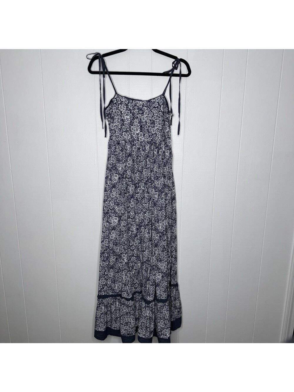 In Loom Women’s Floral Maxi Dress Blue White Size Medium